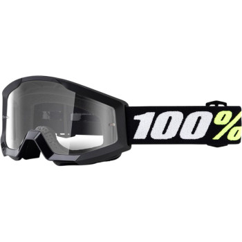 100% Kinder Crossbril Strata Mini Grom Black/Clear (tot 6 jaar)