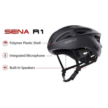 Sena R1 Fiets Helm Electric Bluetooth Onyx Black