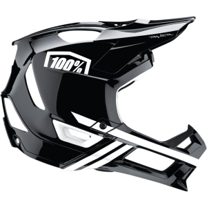100% Trajecta BMX Helm Black White