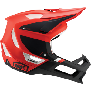 100% Trajecta BMX Helm Cargo Fluor Red