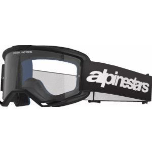 Alpinestars Vision 3 Crossbril Wordmark Black Clear