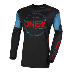 O'neal Element Cross Shirt Brand Black Blue